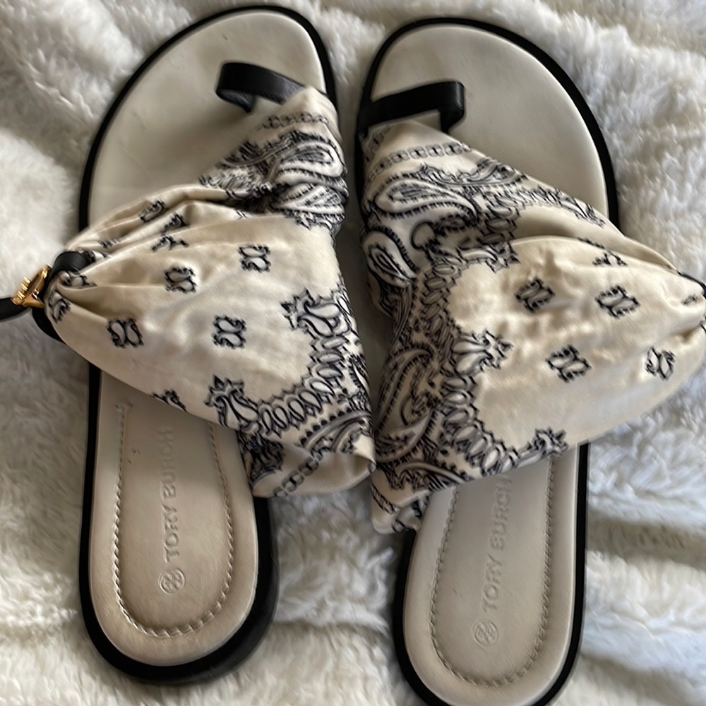 Tory Burch Bandanna shoes .